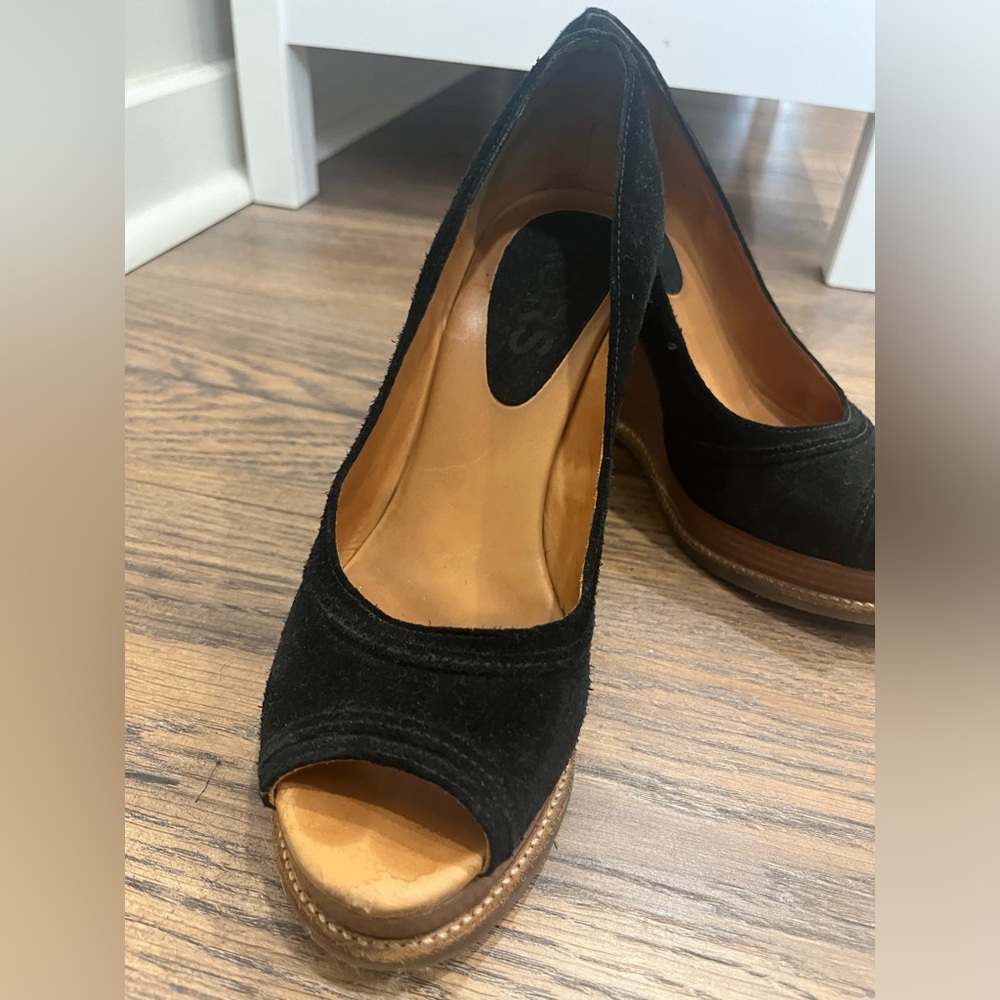Michael Kors Black Wedges